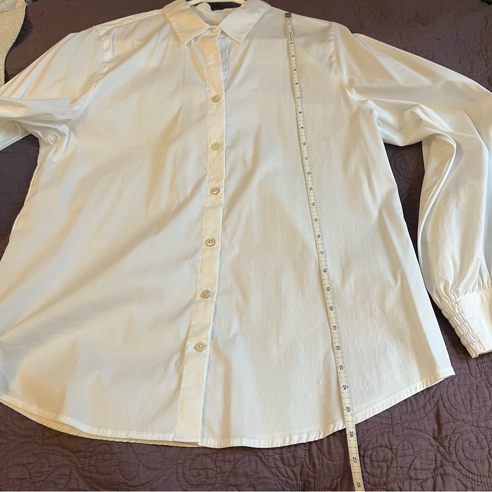 Chico's Classic White Button-Down - image 6